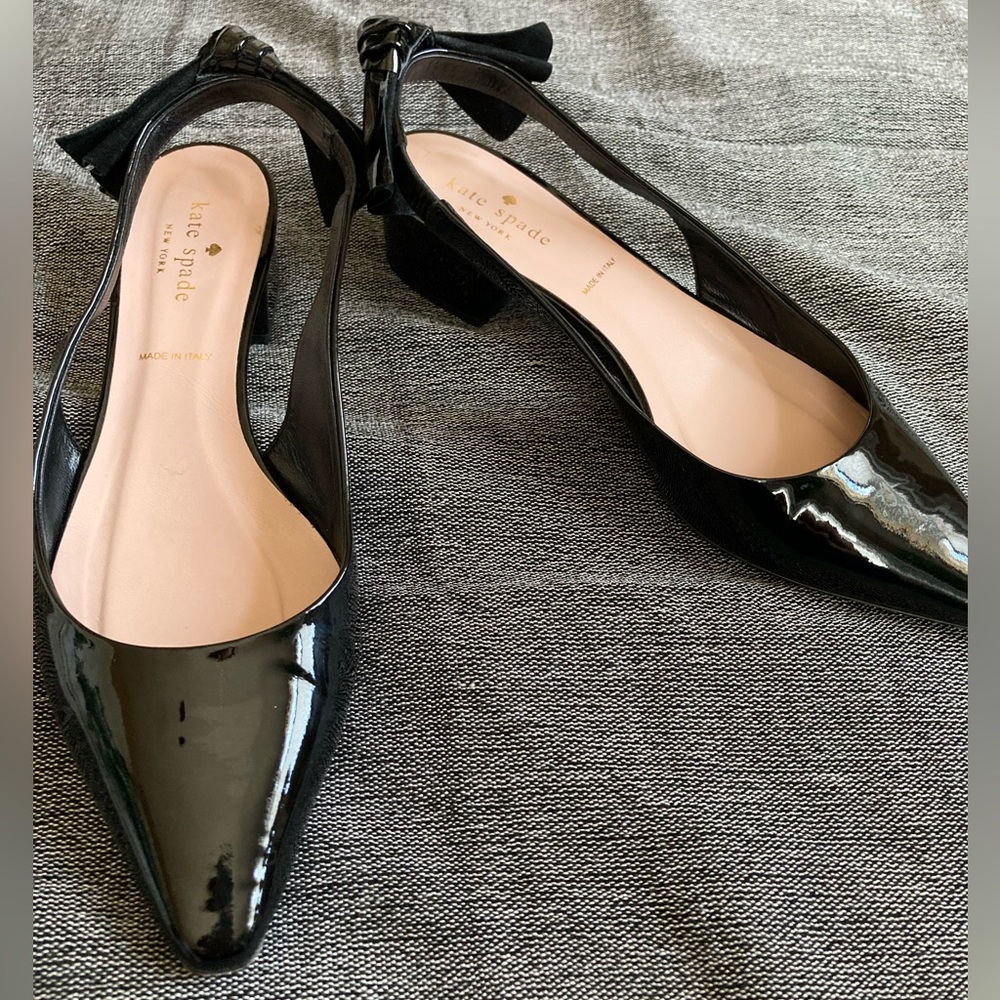 Kate Spade Slingback Patent Leather Shoes